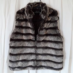 Fabulous Furs Chinchilla Faux Fur Vest